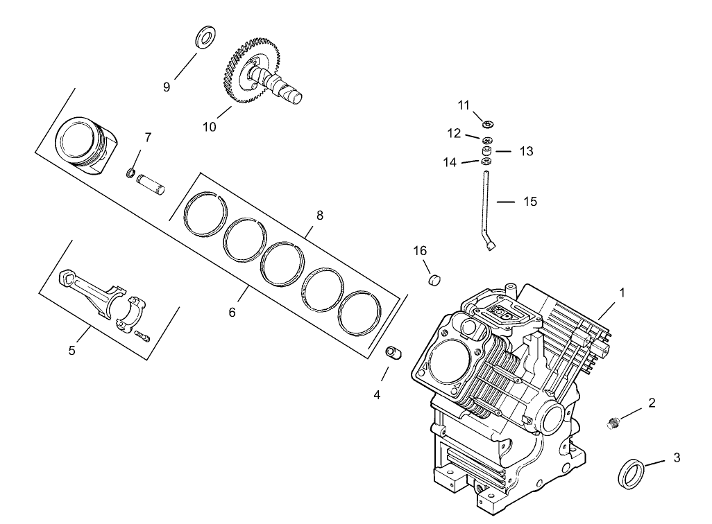 Crankcase Assembly Kohler CH20S-64647