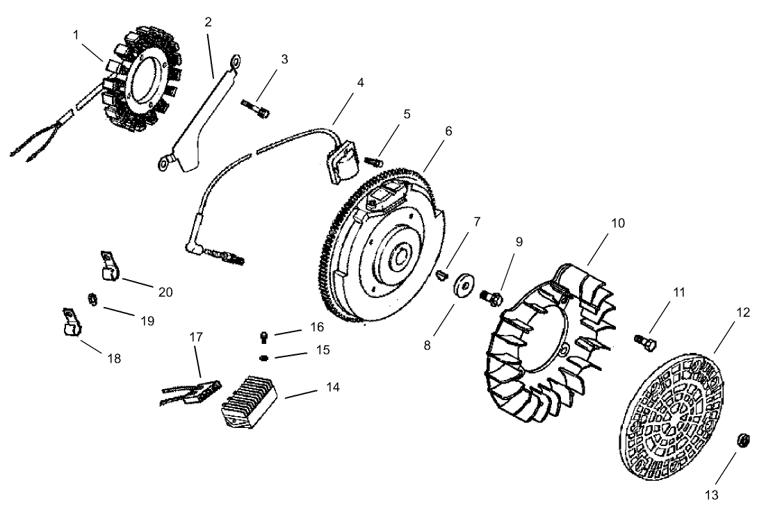 Ignition / Electrical Assembly Kohler CH20S-64647