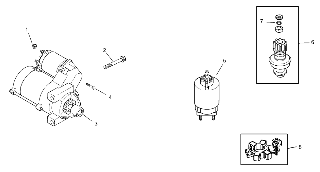 Starting System Kohler CH20S-64647