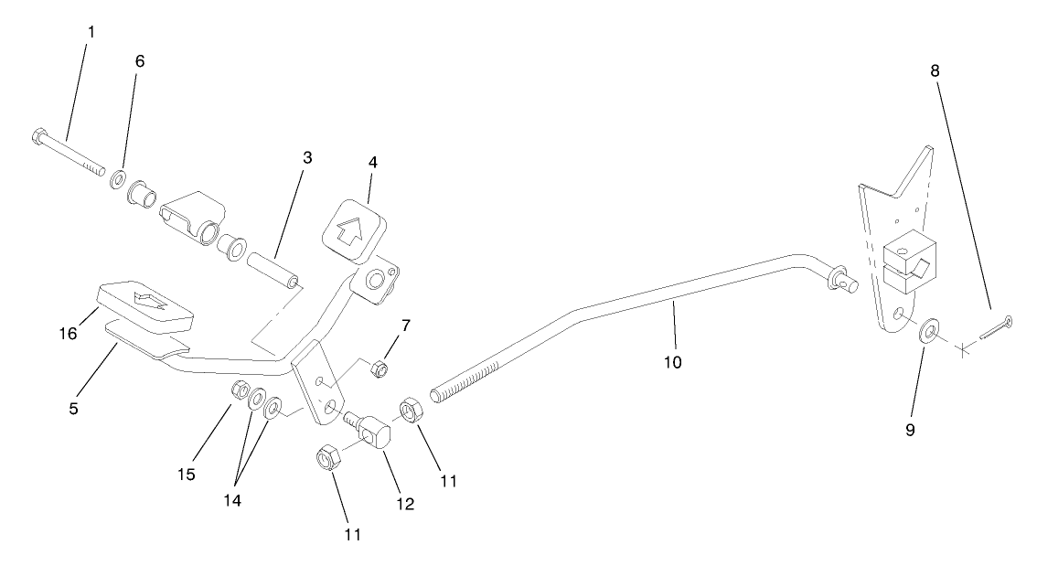 Traction Pedal Assembly
