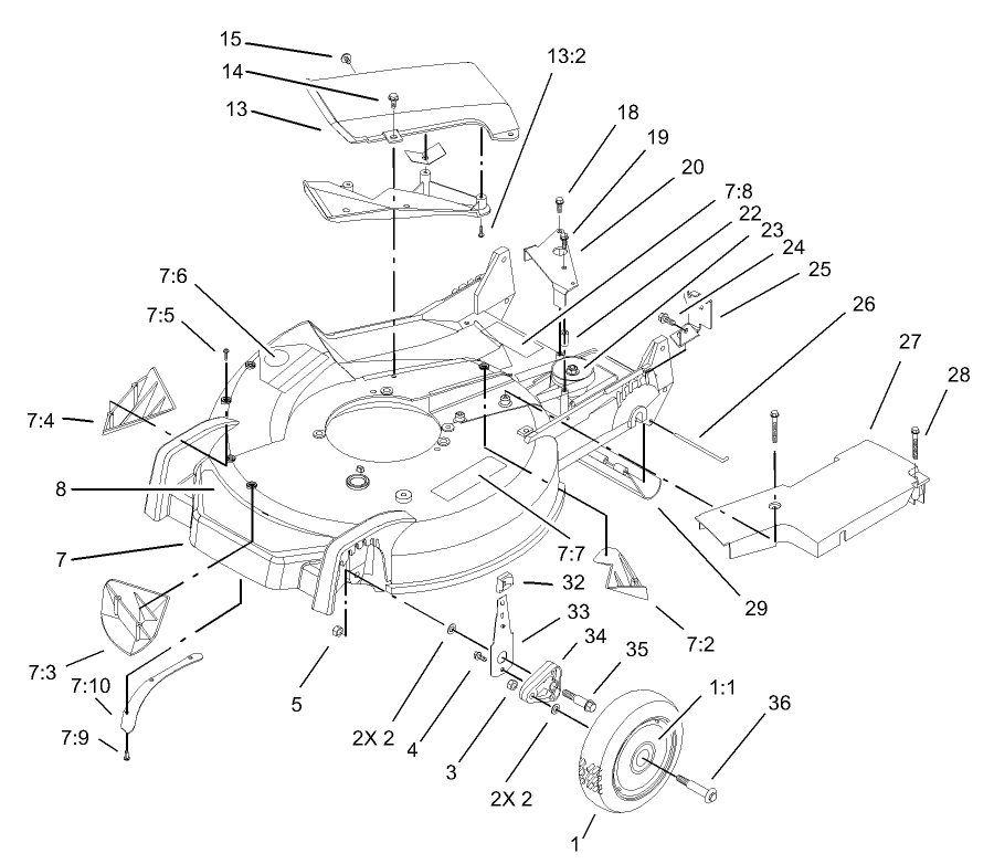 Housing and Wheel Assembly