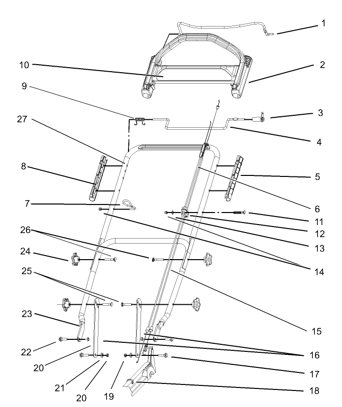Handle and Control Assembly