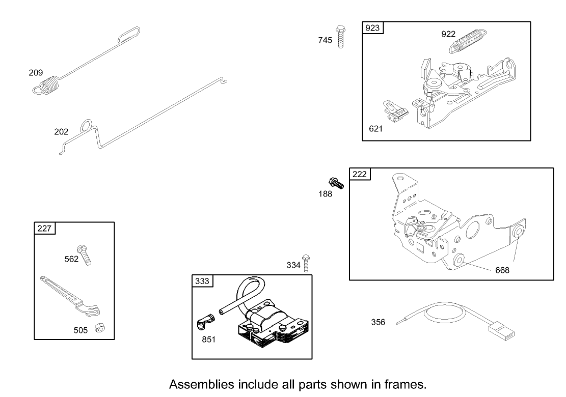 Governor Assembly Briggs and Stratton Model 123K02-0114-E1