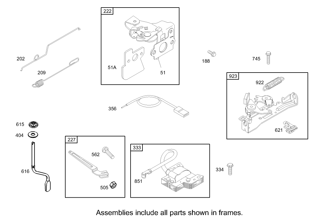 Governor Assembly Briggs and Stratton Model 122602-0111-E1