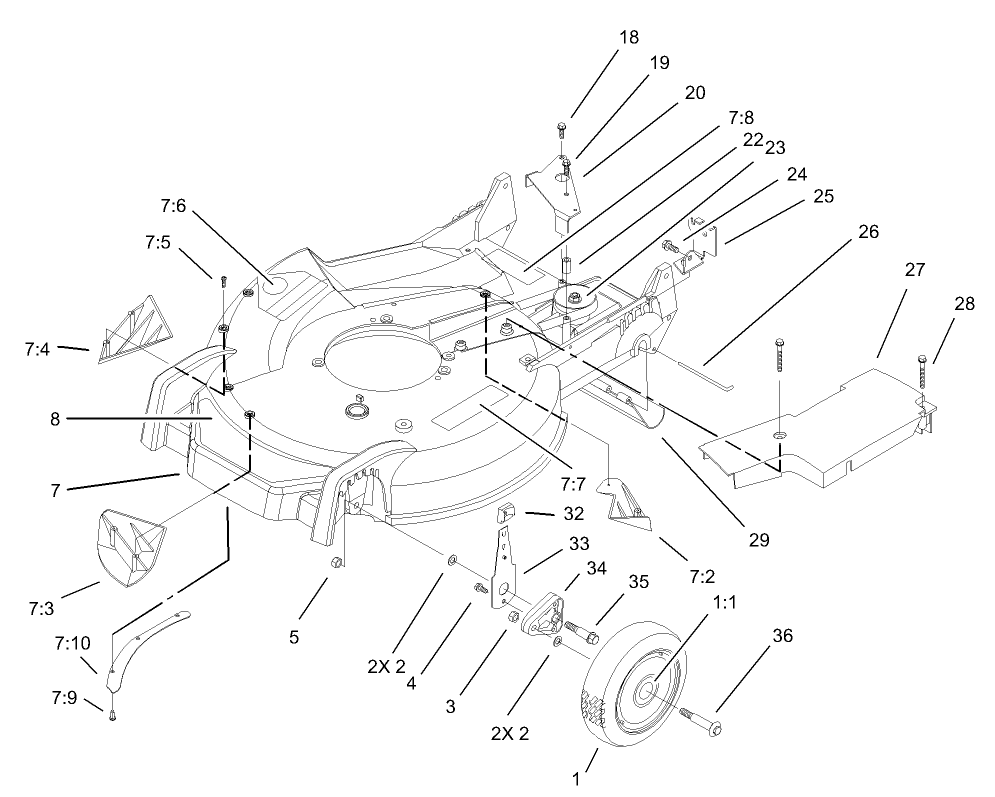 Housing and Wheel Assembly