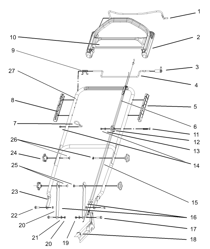 Handle and Control Assembly