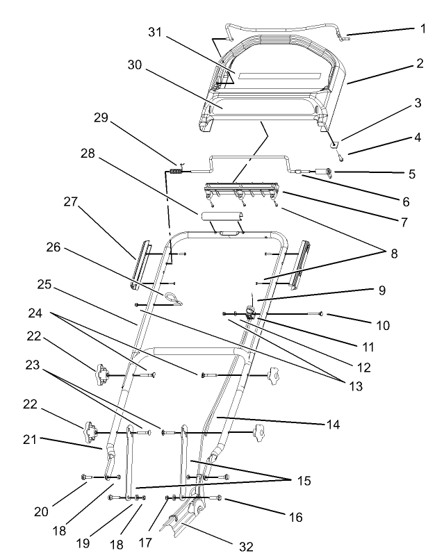 Handle and Control Assembly
