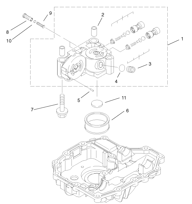 Center Case Assembly