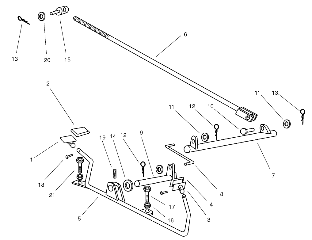 Operation (Travel Pedals) Assembly
