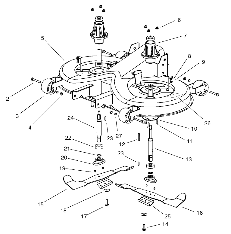 Operation-Cutting Pan Assembly