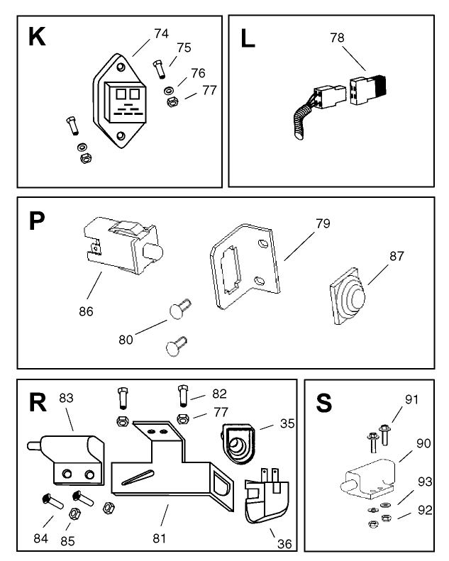 Electrical Assembly (continued)