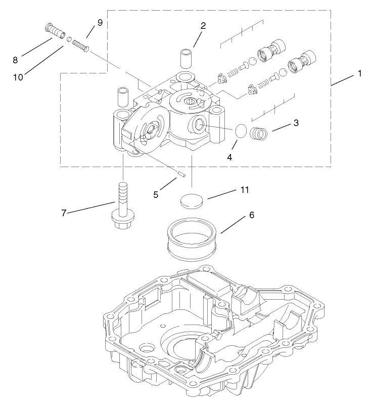 Center Case Assembly