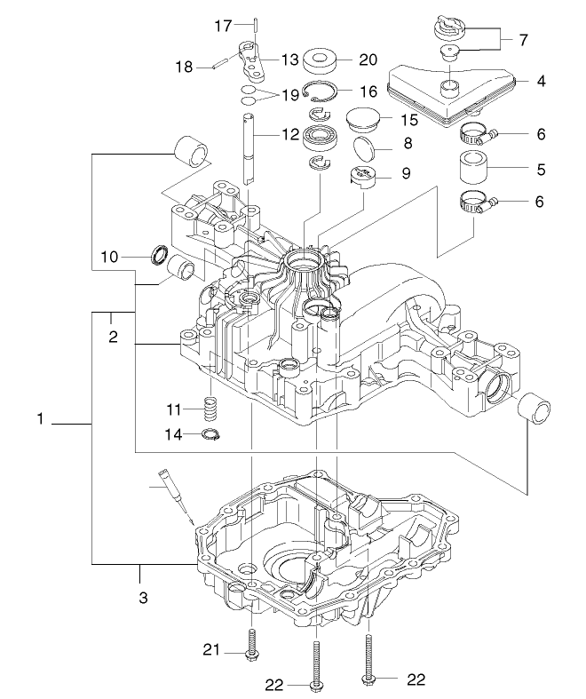 Transaxle Case Assembly