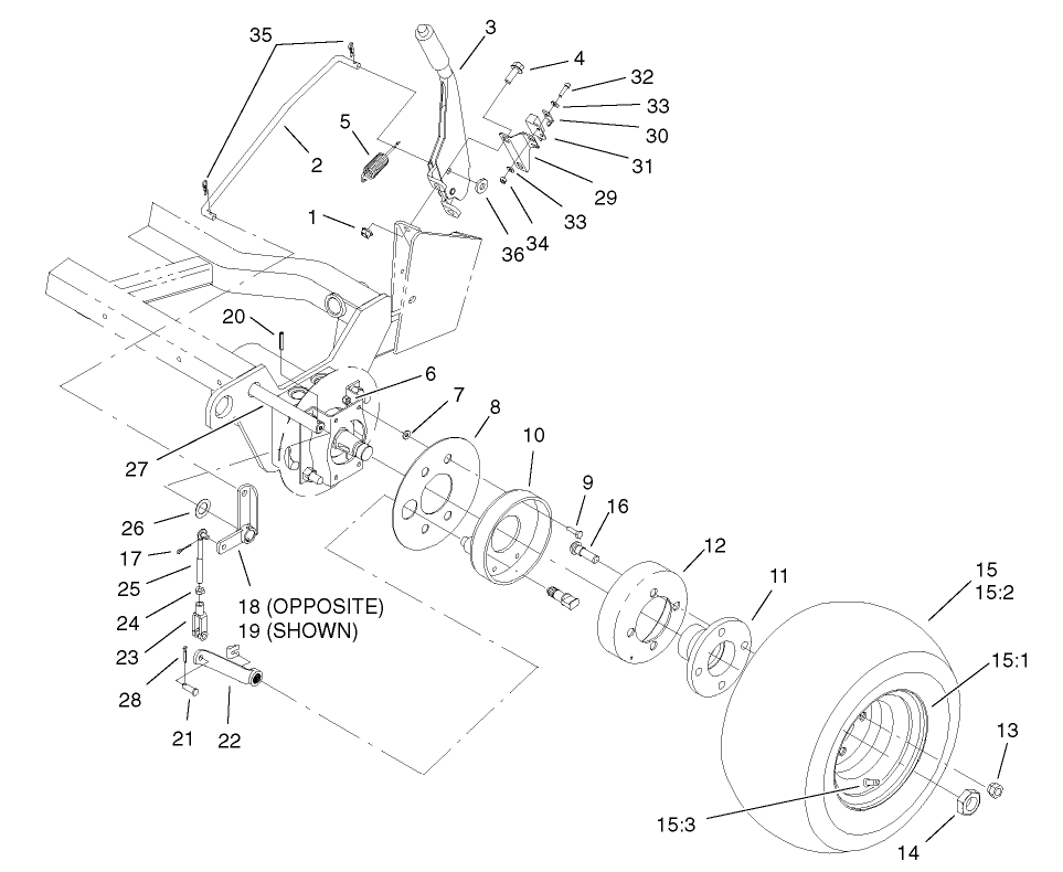 Front Wheel and Brake Assembly