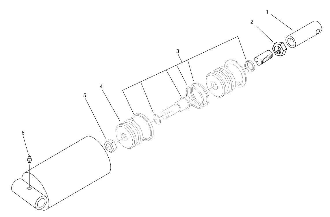 Hydraulic Cylinder Assembly No. 93-6869