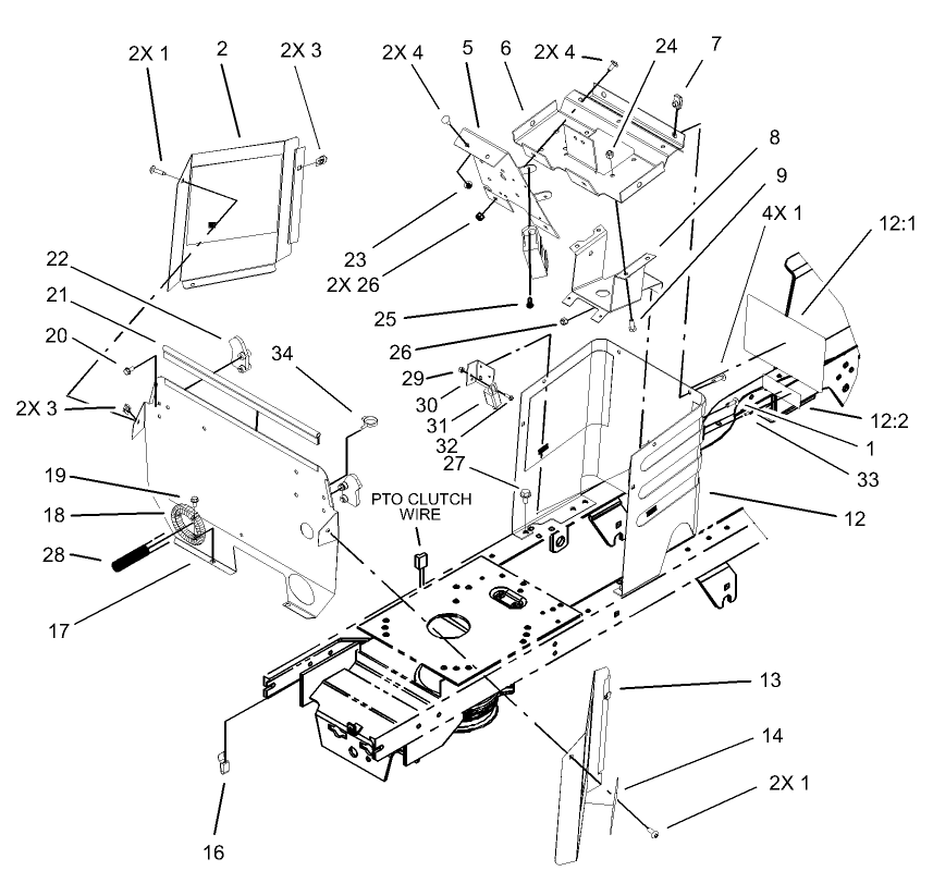 Hoodstand and Firewall Assembly
