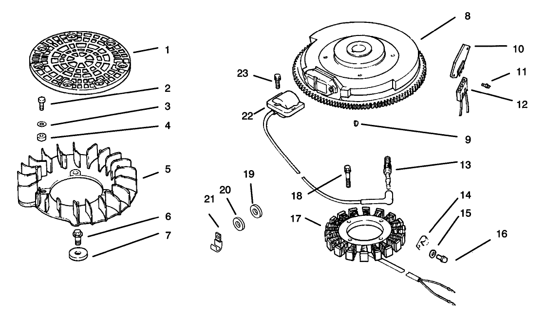 Group 5-Ignition/Electrical Assembly Kohler Model No. CV20S-65531 and CV20S-65532