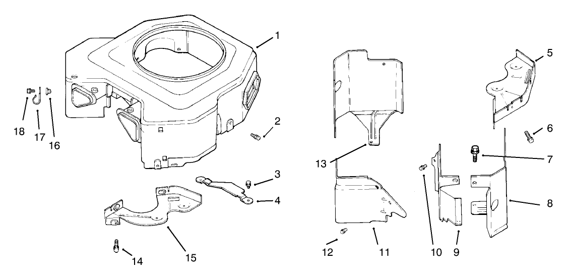 Group 6-Blower Housing Assembly Kohler Model No. CV20S-65531 and CV20S-65532