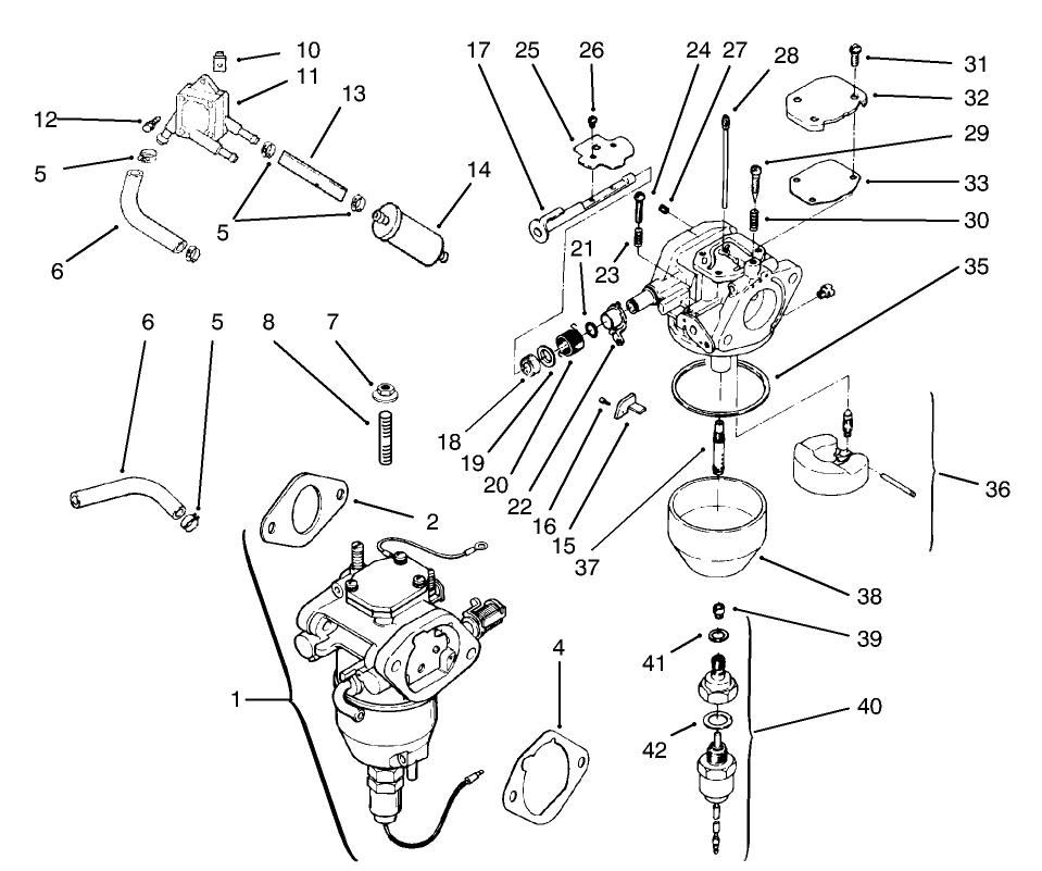 Group 8-Fuel System Assembly Kohler Model No. CV20S-65531 and CV20S-65532