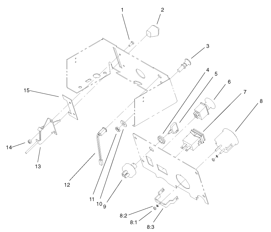 Gauge, Warning Light and Control Assembly