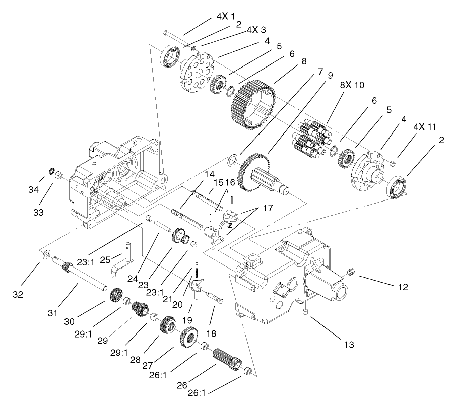 Transmission Gear Assembly