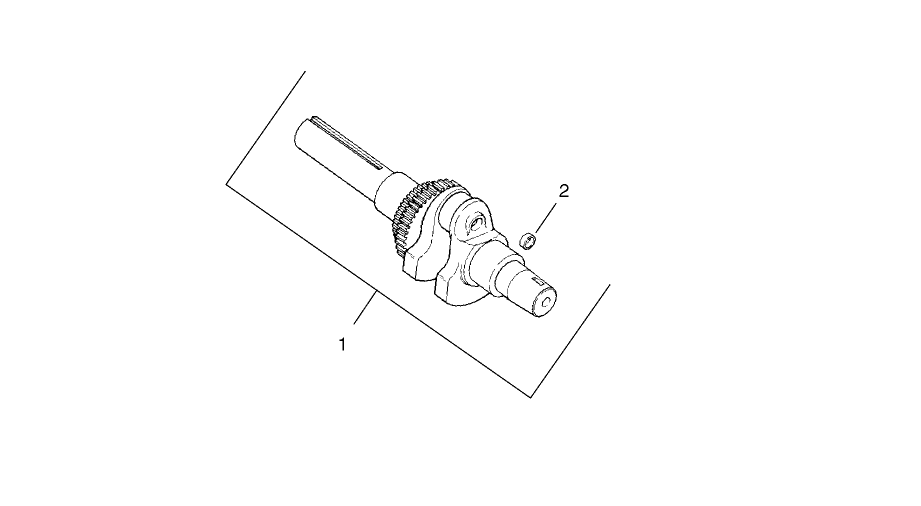 Crankshaft Assembly  Kohler Model CH15S-44533