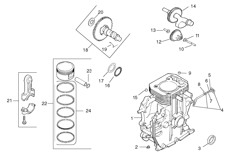 Crankcase Assembly  Kohler CH15S-44533