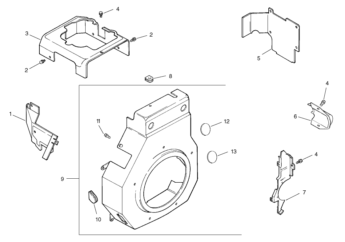 Blower Housing Assembly  Kohler CH15S-44533
