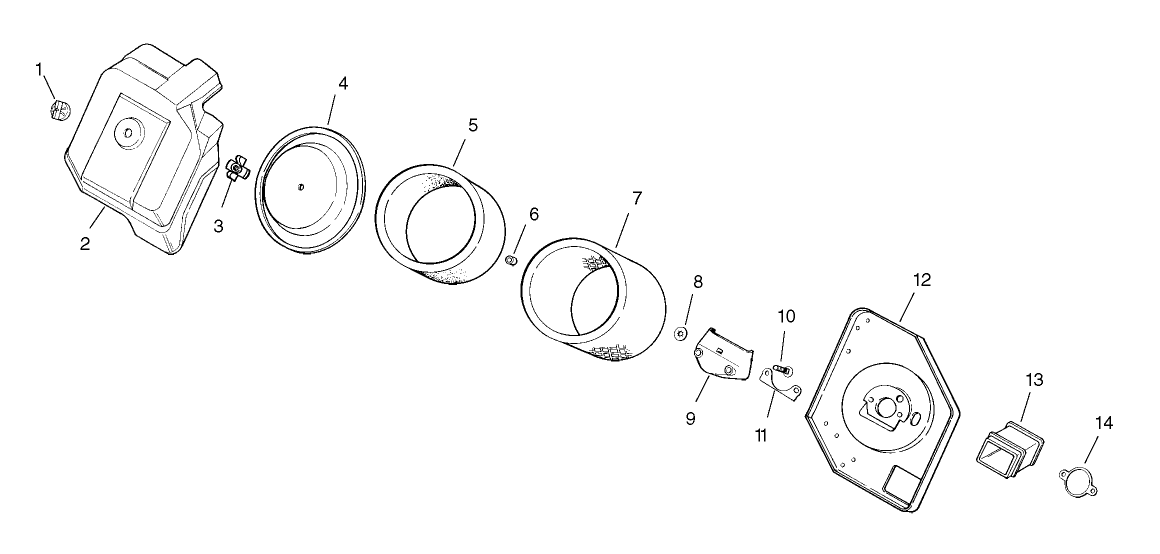 Air Intake / Filtration Assembly  Kohler CH15S-44533
