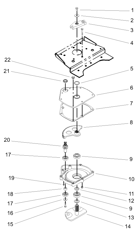 Manual Steering Lower Assembly