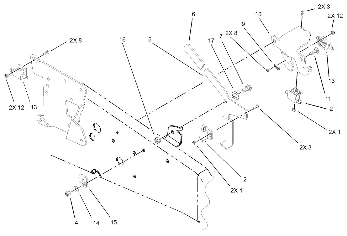 Parking Brake Upper Assembly