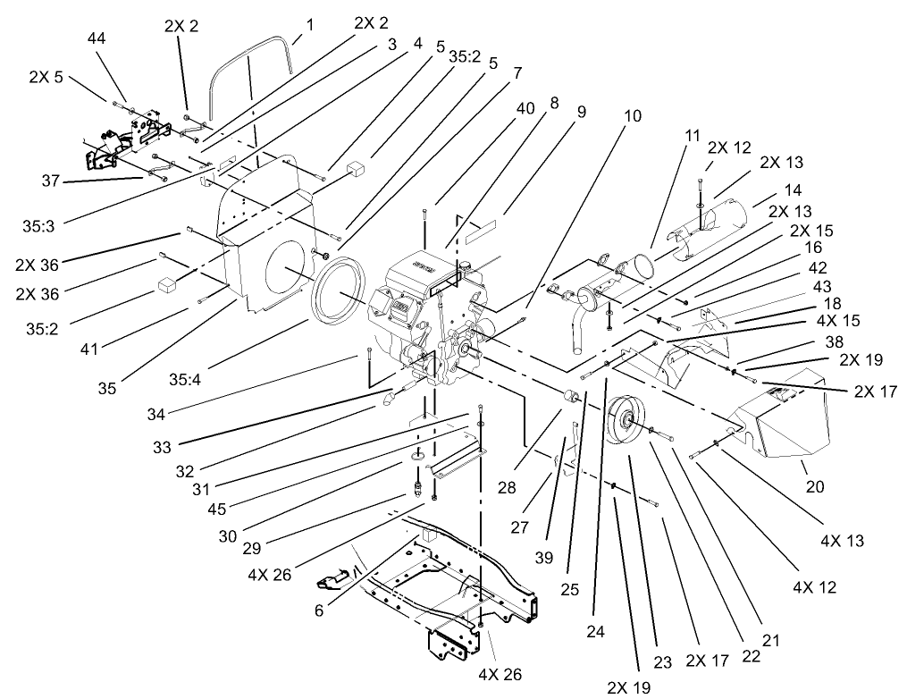Air Cooled Engine Assembly