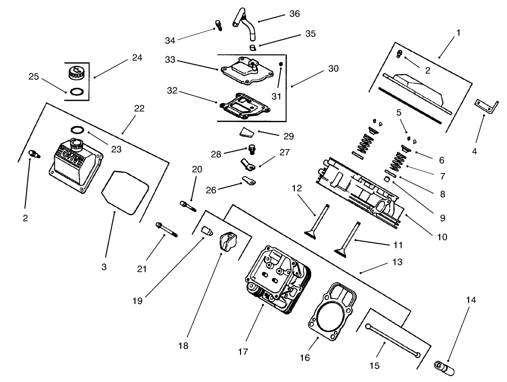 Group 4-Head/Valve/Breather Assembly