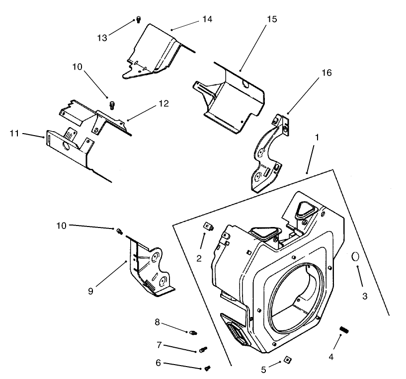 Group 6-Blower Housing Assembly
