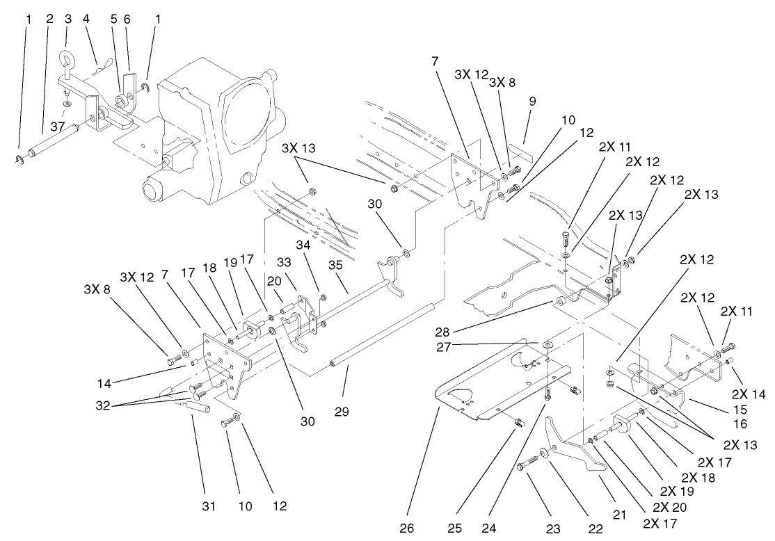 Attach-A-Matic & Hitch Assembly
