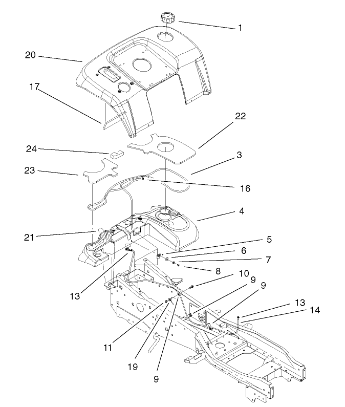 Fender & Fuel System Assembly