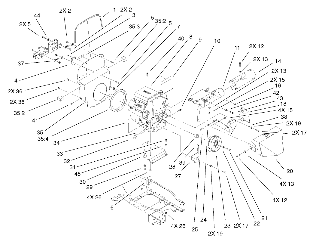 Air Cooled Engine Assembly