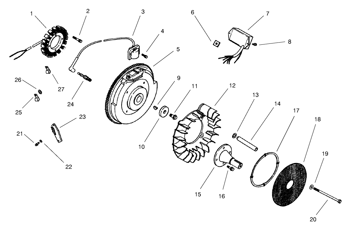 Ignition / Electrical Assembly  Kohler CH22S-66545