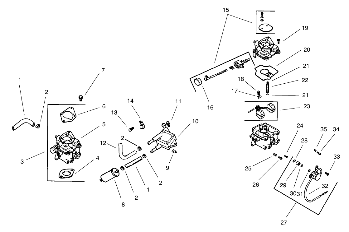 Fuel System Assembly  Kohler CH22S-66545