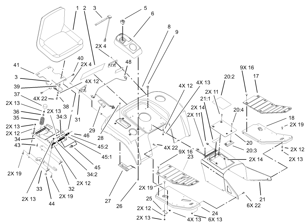 Parts – 520xi Garden Tractor | Toro