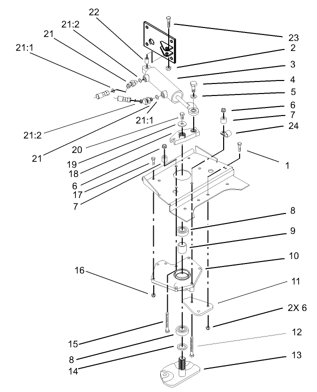 Power Steering Lower Assembly