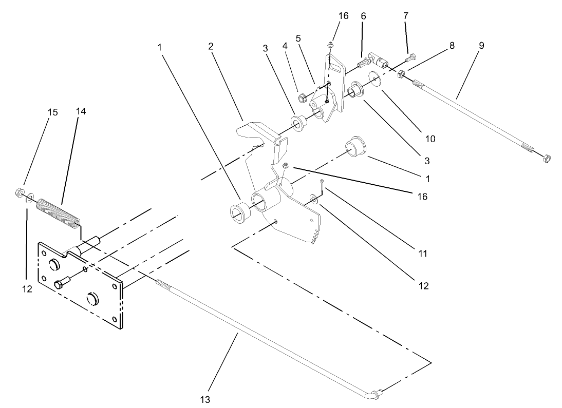 Parking Brake Lower Assembly