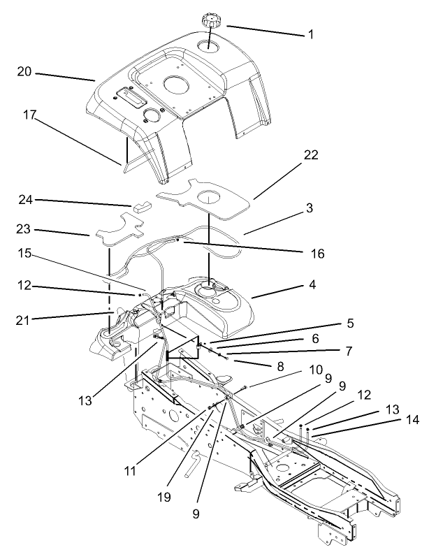 Fender & Fuel System Assembly