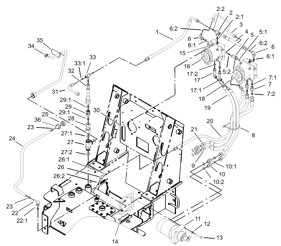 Traction Hydraulic Assembly