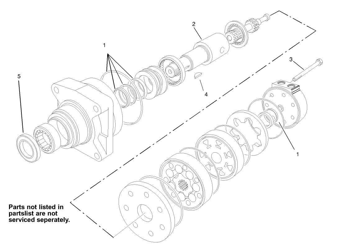 Hydraulic Wheel Motor Assembly No. 98-2767