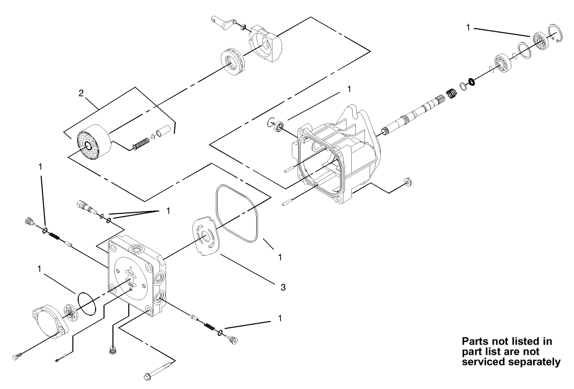 Hydraulic Pump Assembly No. 98-8432 and 98-8431