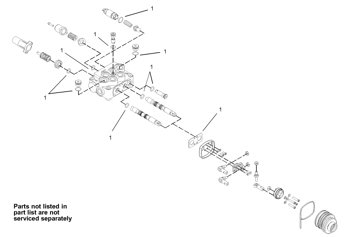 Two Spool Valve Assembly No. 95-3536