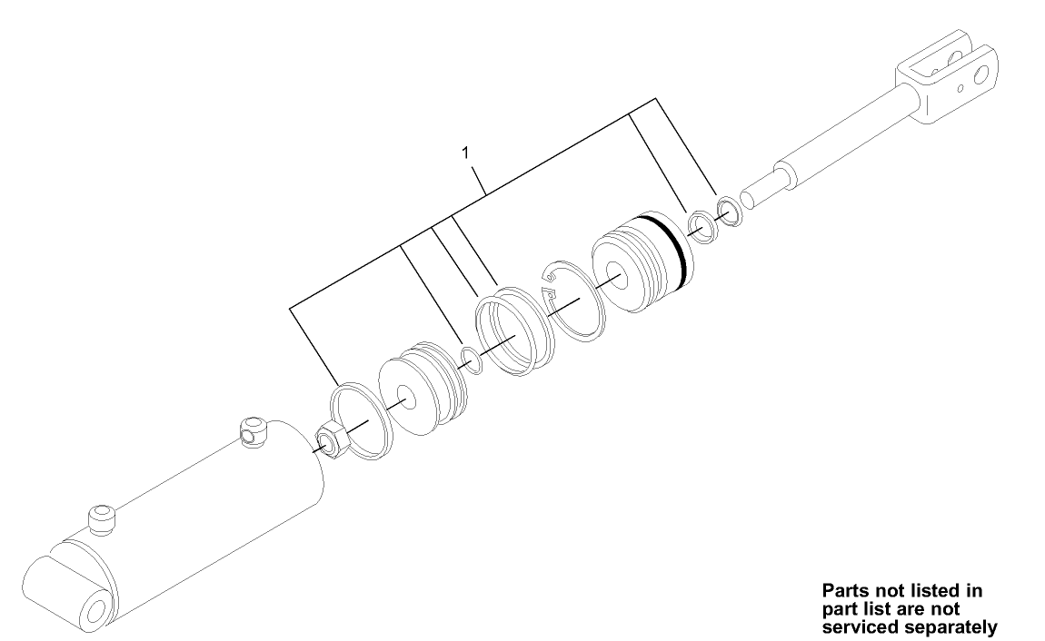 Hydraulic Cylinder Assembly No. 95-3578