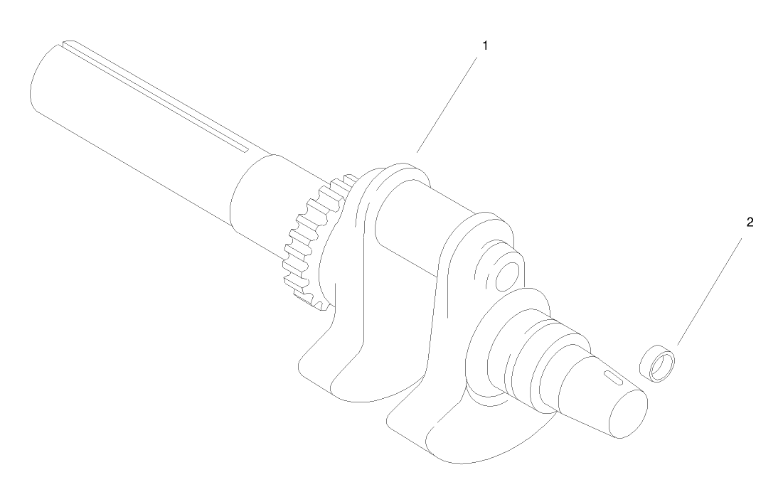 Crankshaft (CH20S 64656 Kohler)