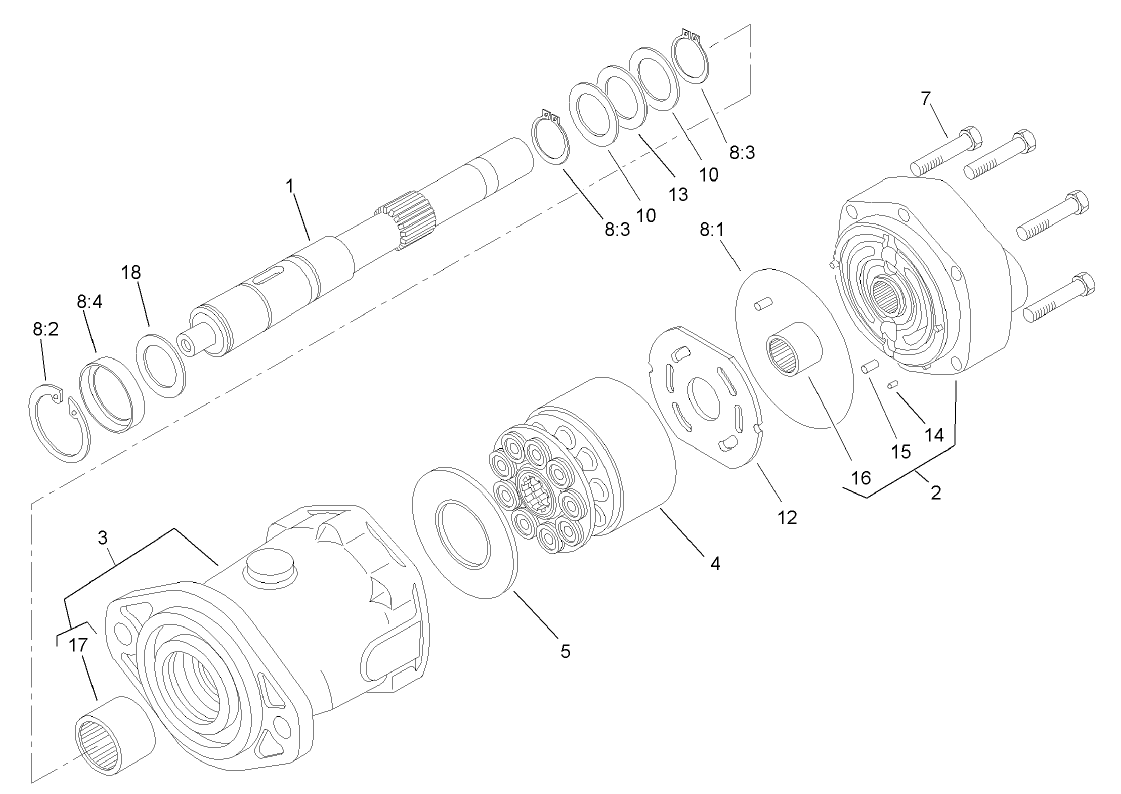 Piston Motor Assembly No. 104-0764